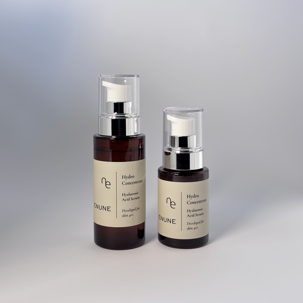 Set of two ENUNE Hydro Concentrate Hyaluronic Acid Serums for skin 40+