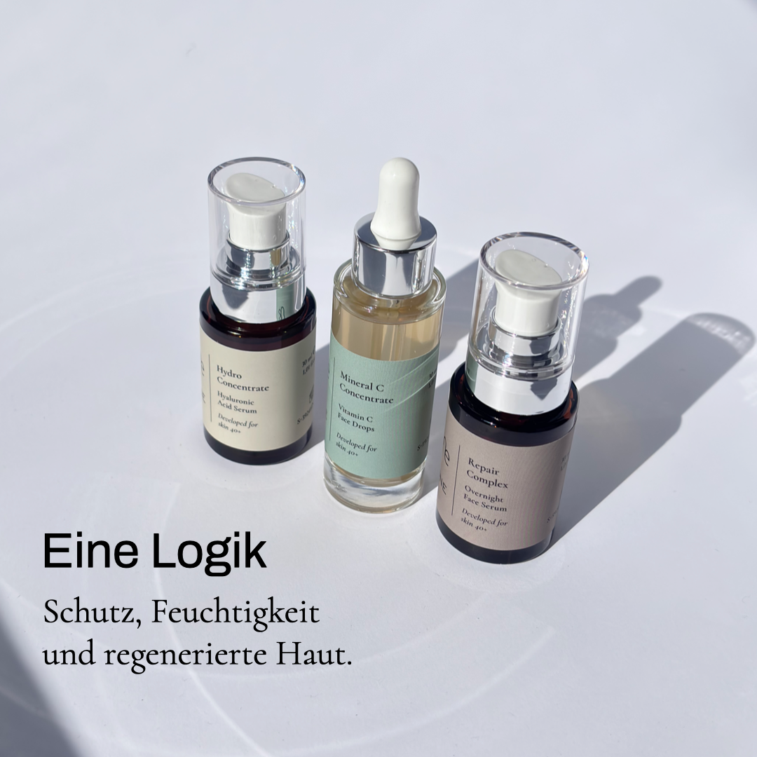 ENUNE Produkt Infografik, Anwendungsschritte für optimale Wirkung