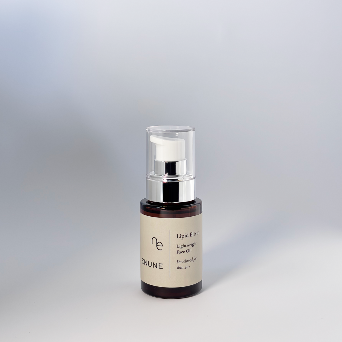 ENUNE Lipid Elixier Hautöl Flasche, hochwertiger Glasbehälter für aktive Hautpflege-Formel